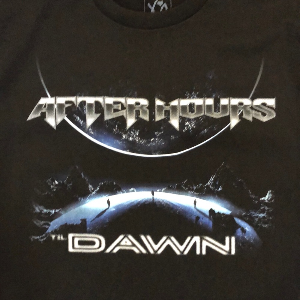 The Weeknd After Hours Til Dawn Tour 2025 Black T-Shirt Size:XL